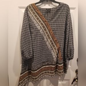 New Directions curvy size 3X womans blouse/tunic